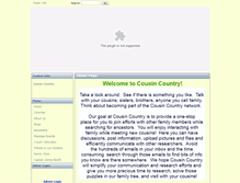 Tablet Screenshot of cousincountry.com